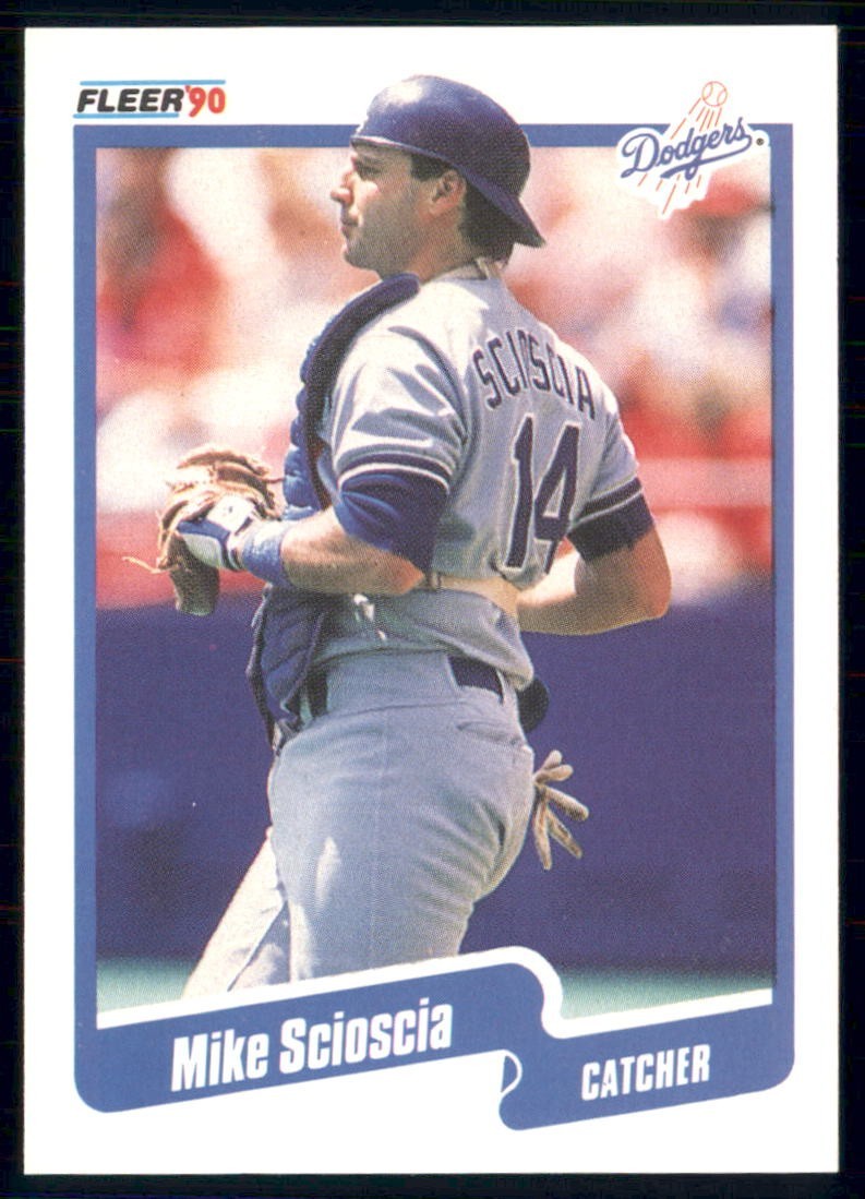 1990 Fleer - Mike Scioscia #407