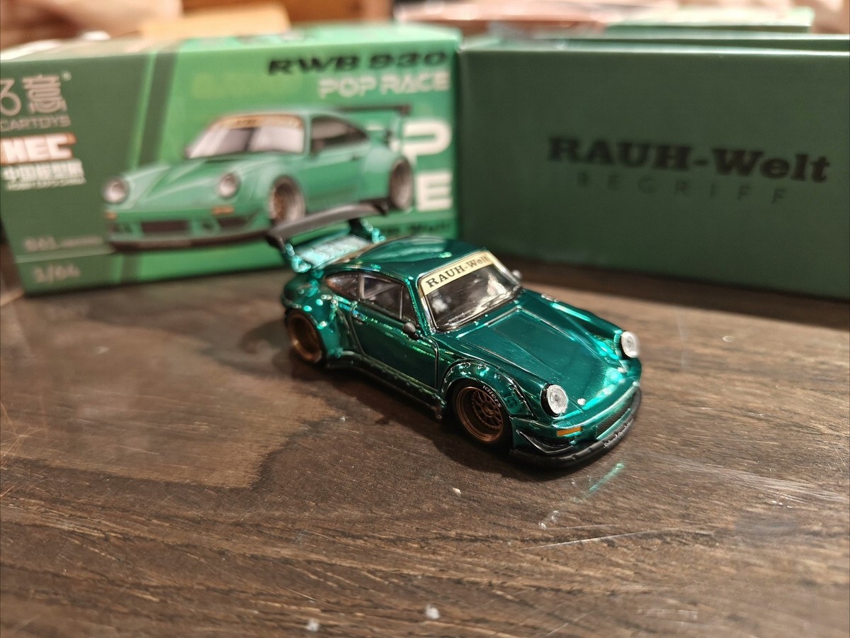 ポップレース 1/64 RWB 930 シルバークローム Pop Race RWB 930 Silver Chrome Diecast Super Con Las Vegas 2026