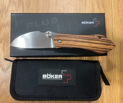 Boker Plus Anso 67 Pro folding knife, designed by Jens Anso, D2 stonewash blade.