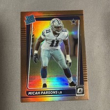 Micah Parsons | 2021 Donruss Optic | Rated Rookie Bronze | Cowboys
