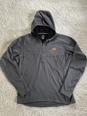 First Lite Klamath Hoody Mens XL Gray Quarter Zip Hunting Performance Hoodie