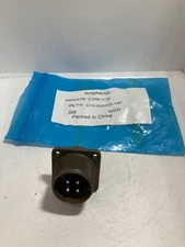 AMPHENOL 97-3102A-18-10P CONNECTOR 4 CONTACTS SOLDER PIN NIB