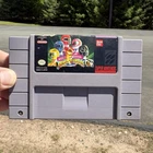 Mighty Morphin Power Rangers SNES Super Nintendo Tested Working Poor Condition