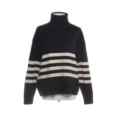 Pescara, Rollkragenpullover, Größe: M, Schwarz/Weiß #PnX