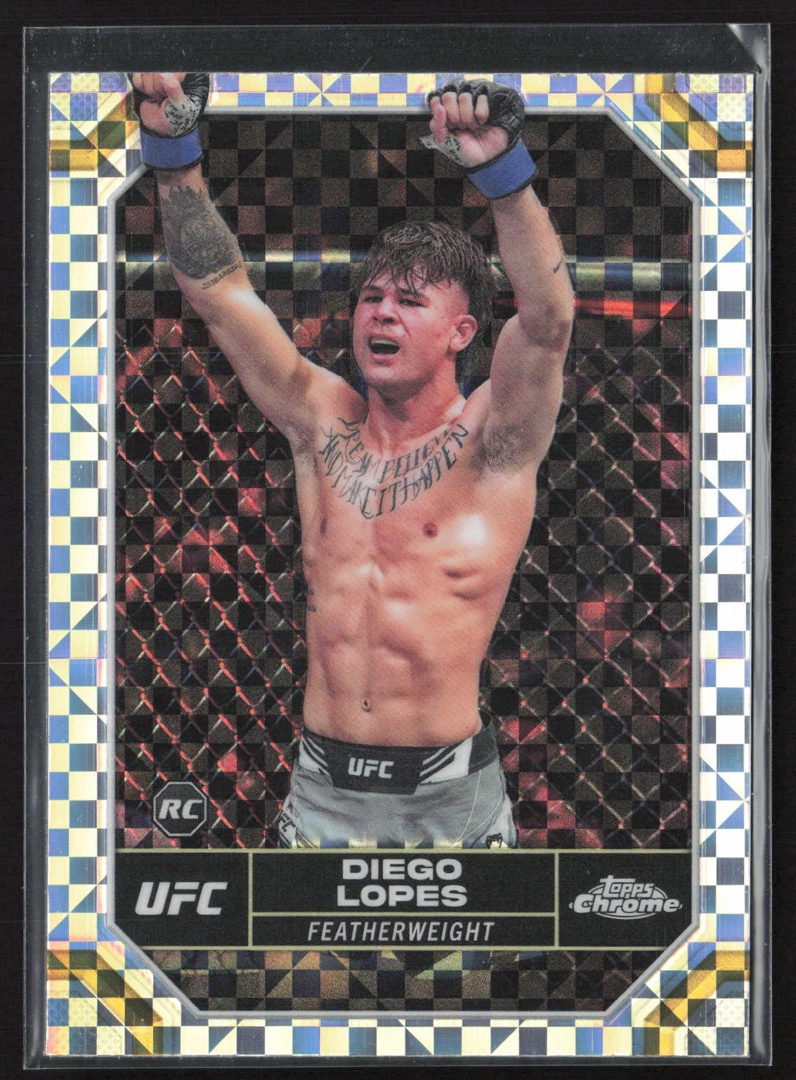 2024 Topps Chrome UFC #26 Diego Lopes X-FRACTOR