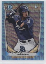 2014 Bowman Chrome Prospects Blue Wave Refractor Jose Urena #BCP45 3q5