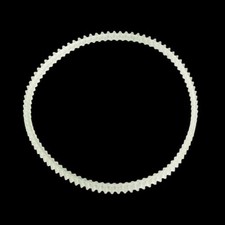 2 Pcs Home Sewing Machine Motor Serrated Belts Nylon Beige High Quality