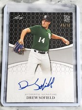 Drew Sofield 2022 Leaf Perfect Game National Showcase Black Parallel Auto 48/50