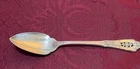 Wallace Rose Point Sterling Silver Condiment Spoon  6"