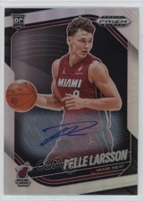 2024-25 Panini Prizm Black Silver Prizm Auto Pelle Larsson #130 Auto 1oa8