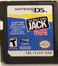 You Don't Know Jack Nintendo DS Game Cartridge Only - tested and works great!