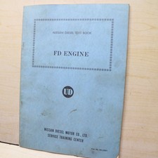 Nissan Fd Diesel Engine Repair Shop Service Manual Overhaul Guide Book Fd6