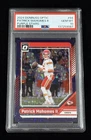 Patrick Mahomes 2024 Optic #94 Purple Stars Prizm Jersey #/15 PSA 10 GEM MINT