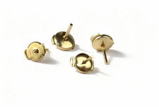 14k Gold Guardian Back and Post System Earring Replacement by Piece