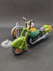 Vintage TMNT Turtlecycle w/ Sidecar Complete 1989 Playmates Teenage Mutant Ninja