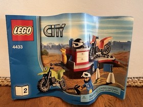 LEGO City: Dirt Bike Transporter (4433) 100% Complete W/ Instructions & Box