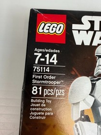 Lego First Order Stormtrooper 75114 Star Wars 81 Pcs Buildable Figure Collect Ni