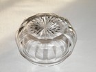 Vintage 63g STERLING SILVER LIDDED VANITY GLASS JAR Powder Marked~No Chips~Deco — photo 9