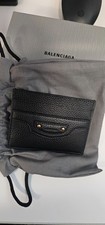 Balenciaga Card Holder - Black Leather
