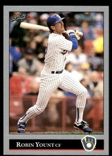 Robin Yount 1992 Leaf #64 Milwaukee Brewers MLB READ FREE SHIPPING AutographDen