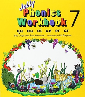 Jolly Phonics Workbook 7: qu, - VERY GOOD