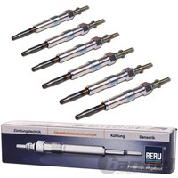 6X Beru GlÜHkerze Passend FüR Bmw 3Er E46 5Er E39 7Er E38 X5 E53 Opel Omega B