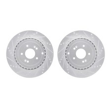 R1 Concepts WGPN1-21025 Brake Discs 2-Wheel Set Rear for Genesis G70 Kia Stinger