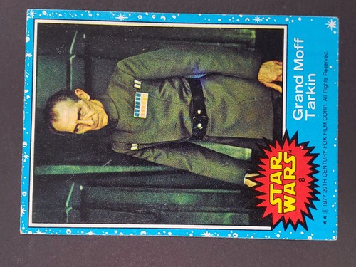 1977 Topps Star Wars #8 Grand Moff Tarkin — Raw