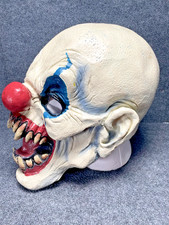 Rubie's Scary Clown Mask Full Fangs Bubble Nose Latex Horror Halloween Costume