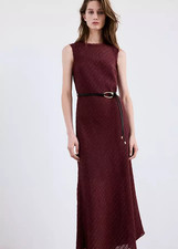 NWT mango Belted textured dress