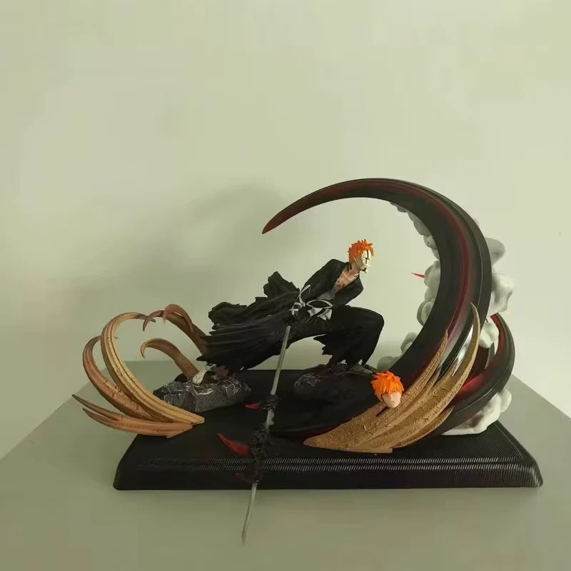 25Cm Kurosaki Ichigo Bleach Figure - Premium Slashing Pose Collectible Statue - Image 2 of 4