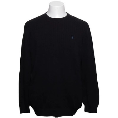 Hampton Republic, Strickpullover, Größe: XXL, Schwarz, Baumwolle, Einfarbig #xjX