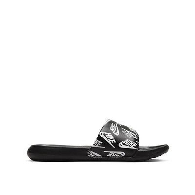 Nike Victori One Slide Repeat Logo Black White Men Sandal Beach CN9678-008
