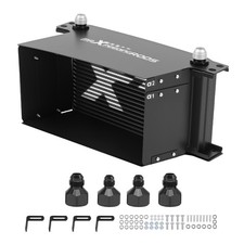 Radiatore Olio Trasmissione 19 File AN10 Universale Kit Alluminio + Adattatori