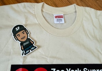 NEW 2025 SUPREME ZOO YORK TRANSIT SHIRT TEE NATURAL BOGO LOGO SS25