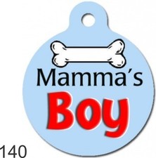 Pet Tags Personalized Pet ID tag for Dog and Cat ROUND Tag unique PINK Heart