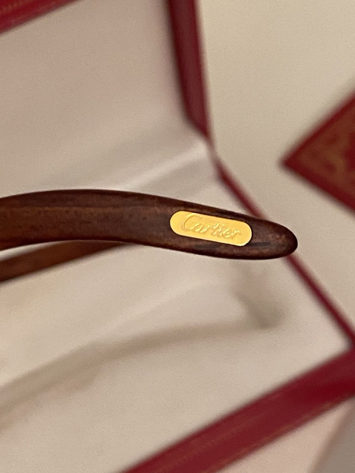 Cartier Lunette Vintage jamais Portée avec tout le