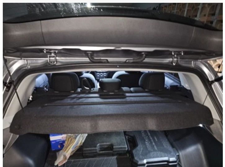 Неубирающийся грузовой козырек чехол на багажник для Mitsubishi Outlander Sport 2018-2024 - Изображение 2 из 4