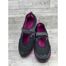 Vionic Black Pink Mary Jane Comfort Shoes Women Size 9 Athletic Sneaker