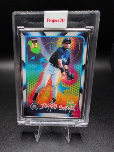 2021 Topps Project70 - 2001 Ichiro Suzuki by RISK #215 artist proof 19/51 silver