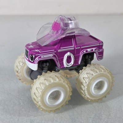 2014 Mattel Blaze and the Monster Machines Starla Truck Die Cast with Clear Hat