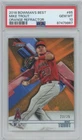 2018 BOWMAN'S BEST #65 MIKE TROUT ORANGE REFRACTOR PSA 10 23/25 CHEAPEST ON EBAY