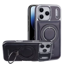 For iPhone 17 Pro Max/17 Air/16e/15 Leather Magnetic Stand Case Shockproof Cover