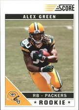 2011 Score Glossy #307 Alex Green Rookie Card RC. rookie card picture