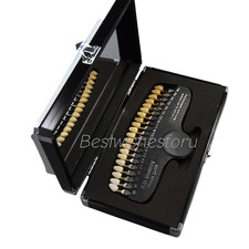 1 Kit Dental Teeth Whitening Shade Guide Tooth 20 Colors With Mirror 3D