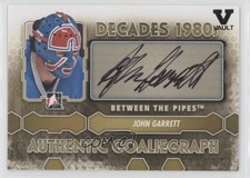 2012 ITG Between the Pipes GoalieGraph Vault Black John Garrett #A-JGA Auto 12ih