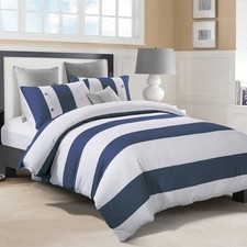 Addison Embroidered Duvet Cover Set, Premium LongStaple Cotton, King/Cal King...