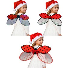 Kids Dress Up Wing Festival Insect Cosplay Wings Stage Show Butterfly Wings
