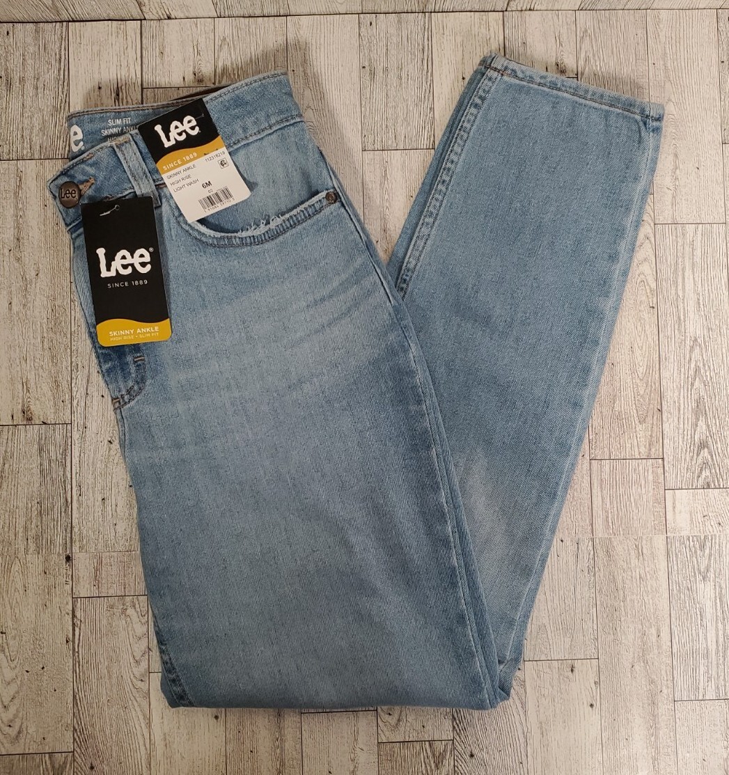2 6 8 18 Women's Skinny Ankle High Rise Light Wash Denim New