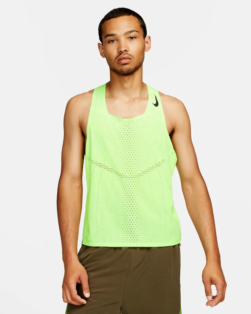 Nike ADV AeroSwift DriFit Running Singlet Ghost Green DM4624 Nike ADV AeroSwift DriFit Running Singlet Ghost Green DM4624